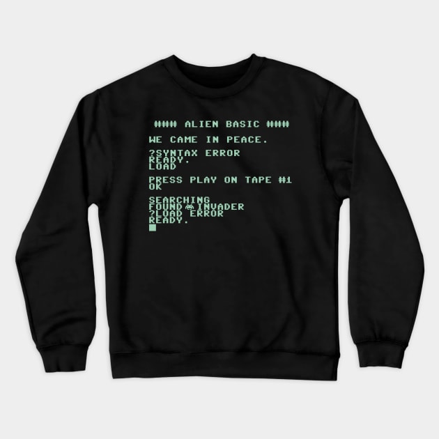 BASIC INVADER Crewneck Sweatshirt by RedSheep